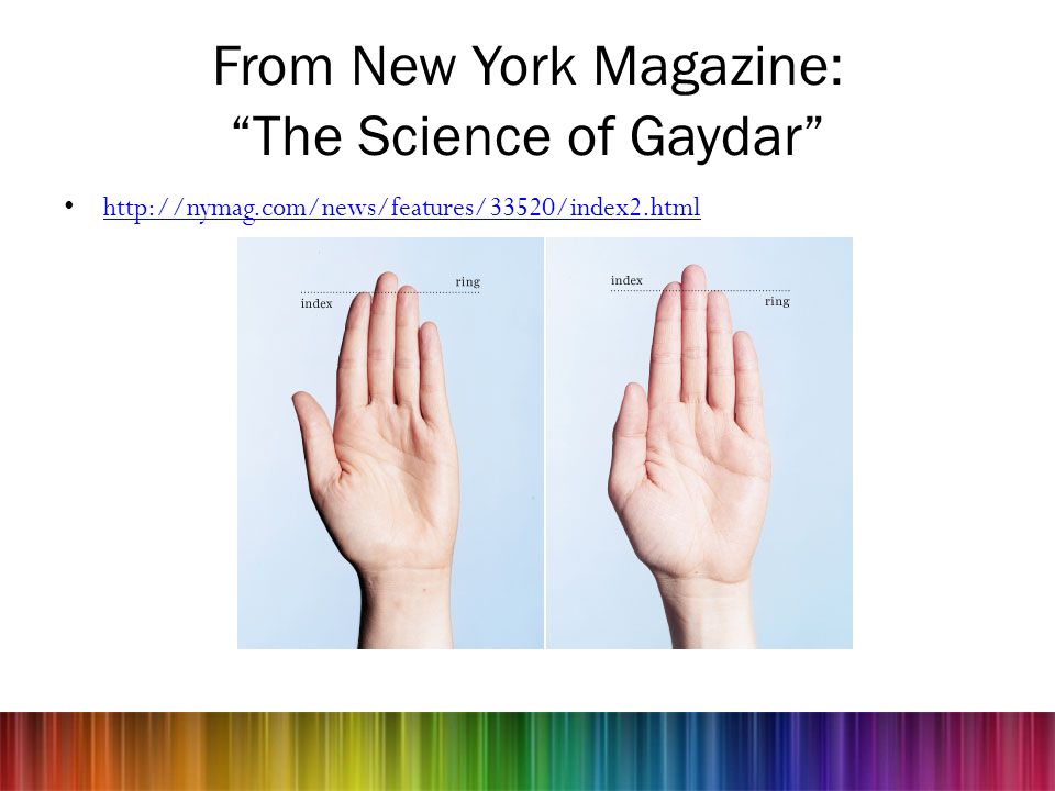 Science of gaydar